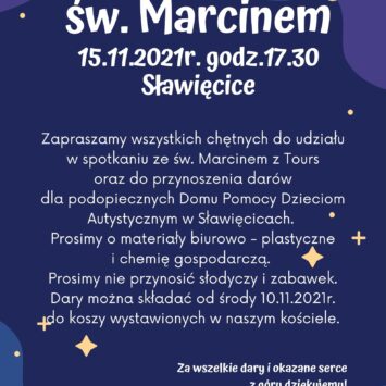 Zaproszenie na wieczór ze św. Marcinem