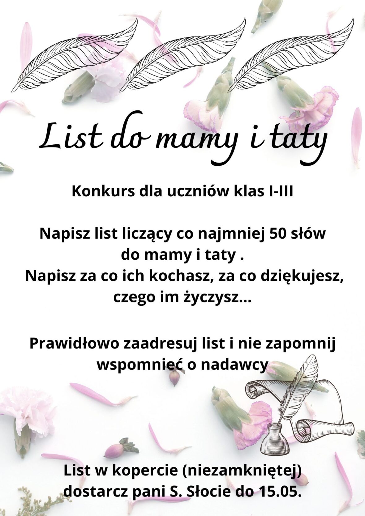 Zapraszamy do udziału w konkursie uczniów klas I-III!