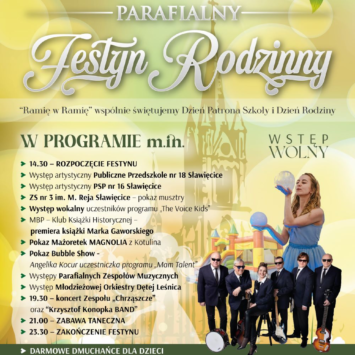 23 maja zapraszamy na Parafialny Festyn Rodzinny