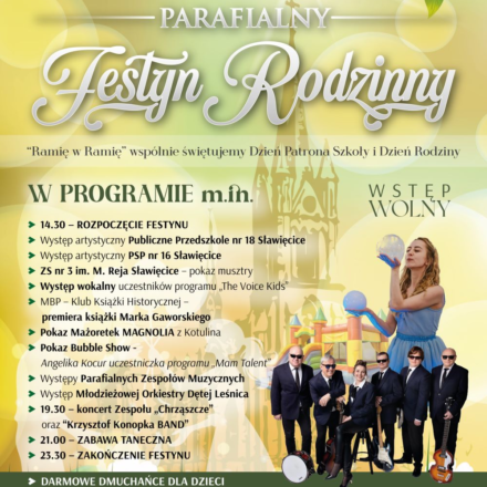 23 maja zapraszamy na Parafialny Festyn Rodzinny