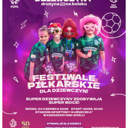 Festiwal Piłkarski Dziewcząt – PRZENIESIONY NA WRZESIEŃ – Stadion Sportowy Kuźniczka